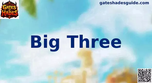 Guía visual de Big Three en Gates of Hades con clústeres, caídas y Wilds multiplicadores